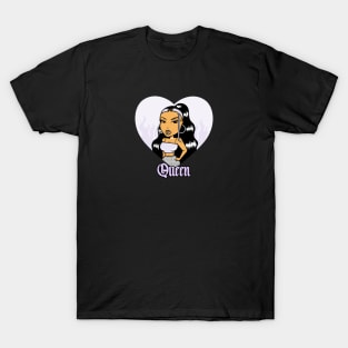 Queen Doll girl Light Purple v1 T-Shirt